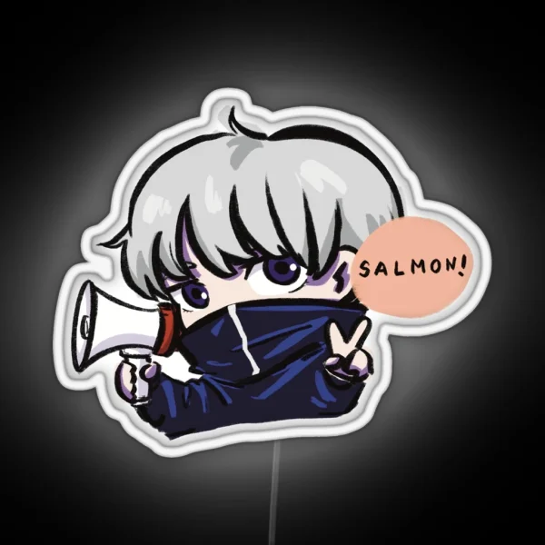 JJK Salmon RGB Neon Sign