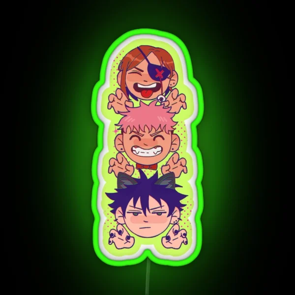Jjk Trio RGB Neon Sign