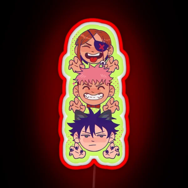 Jjk Trio RGB Neon Sign