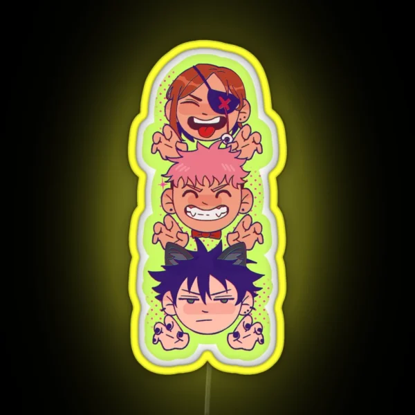 Jjk Trio RGB Neon Sign
