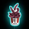 Eye-catching RGB neon sign for those with finger lickin' taste.