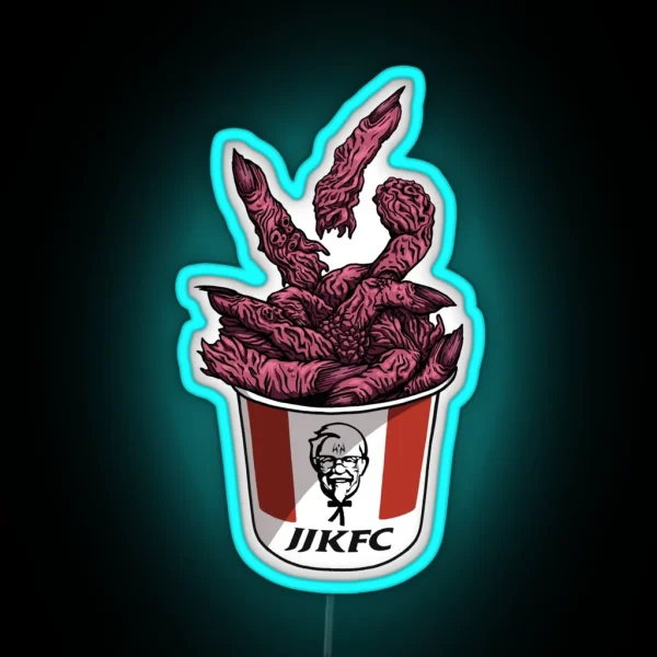 JJKFC Finger Lickin Good RGB Neon Sign