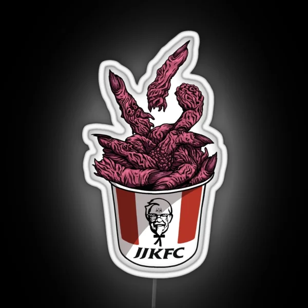 JJKFC Finger Lickin Good RGB Neon Sign
