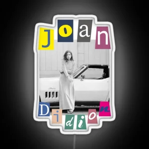 Joan Didion RGB Neon Sign