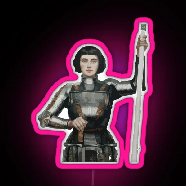 Joan Of Arc RGB Neon Sign