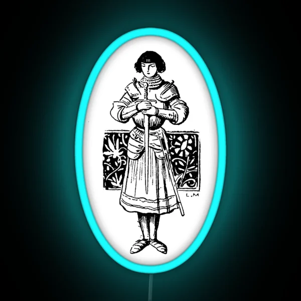 Joan Of Arc RGB Neon Sign