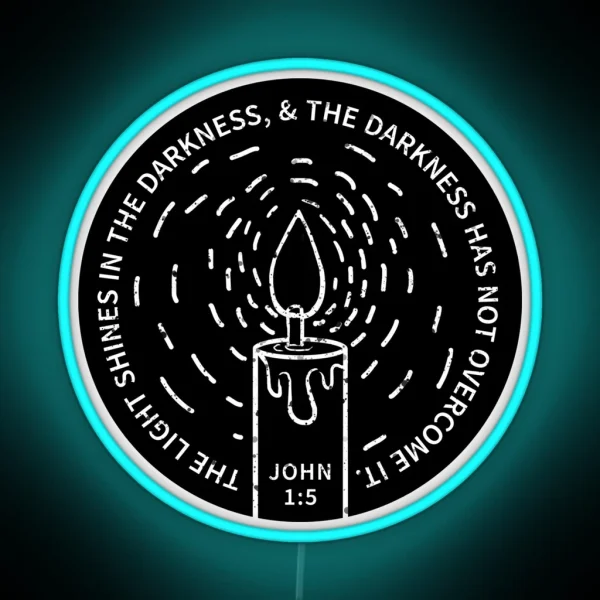 JOHN 1 5 RGB Neon Sign