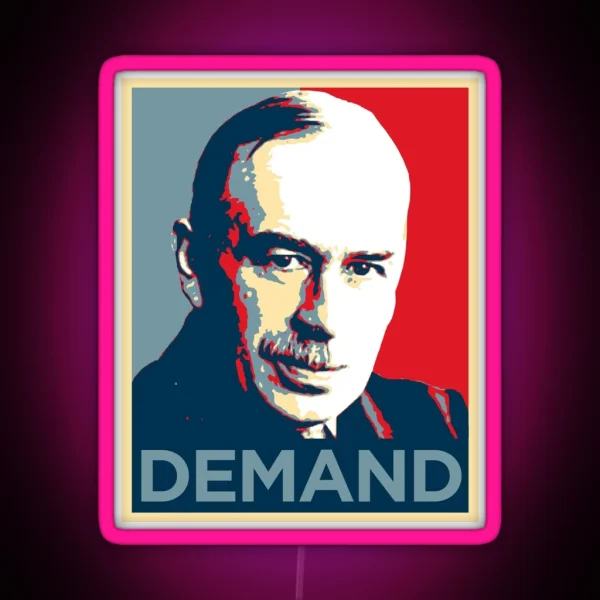 John Maynard Keynes RGB Neon Sign