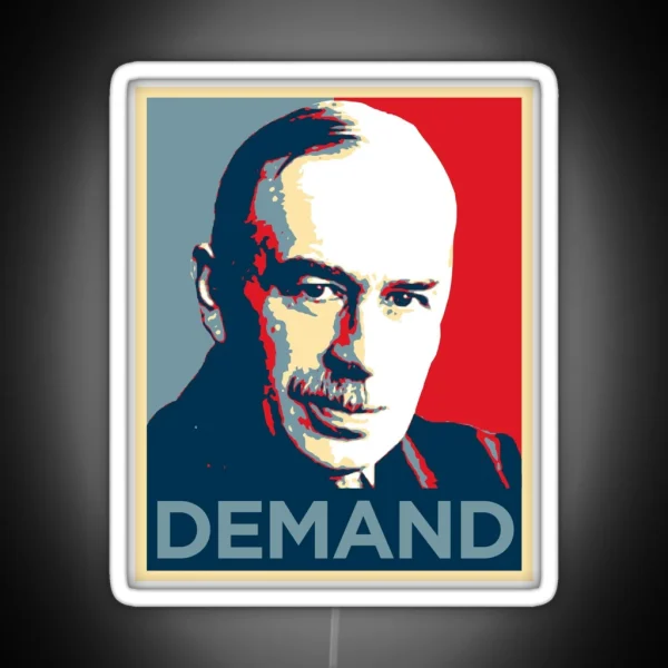 John Maynard Keynes RGB Neon Sign