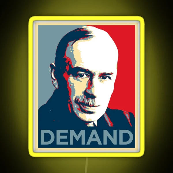 John Maynard Keynes RGB Neon Sign