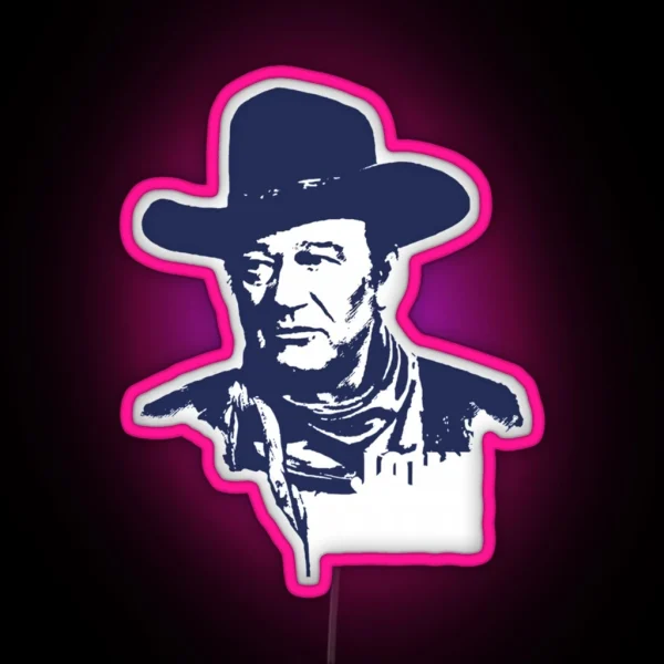 John Wayne The Duke Perfect Gift John Wayne RGB Neon Sign