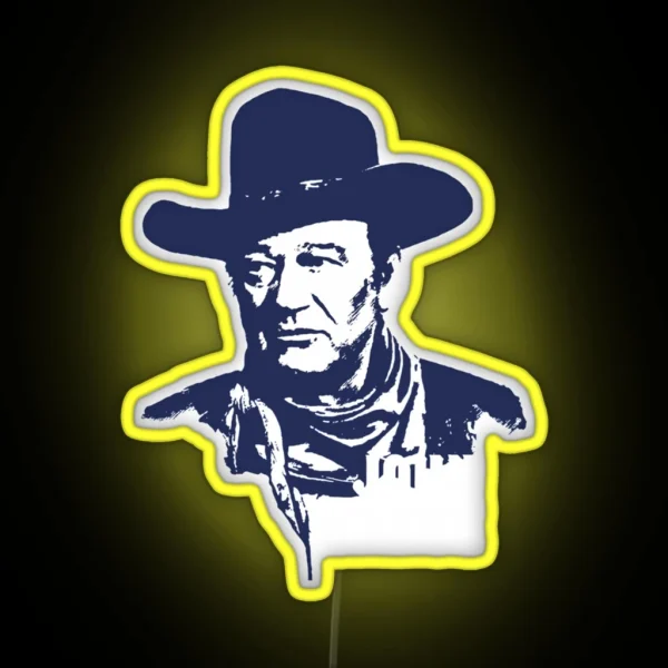 John Wayne The Duke Perfect Gift John Wayne RGB Neon Sign