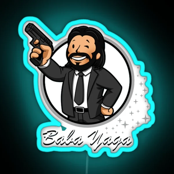 John Wick Baba Yaga RGB Neon Sign