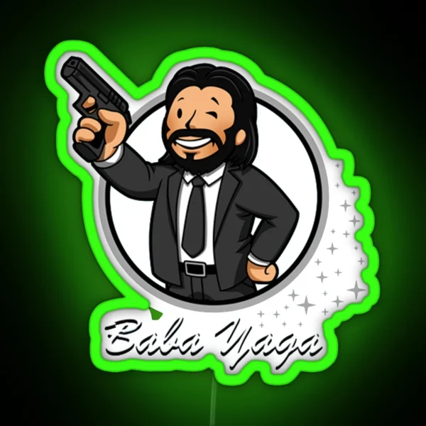John Wick Baba Yaga RGB Neon Sign