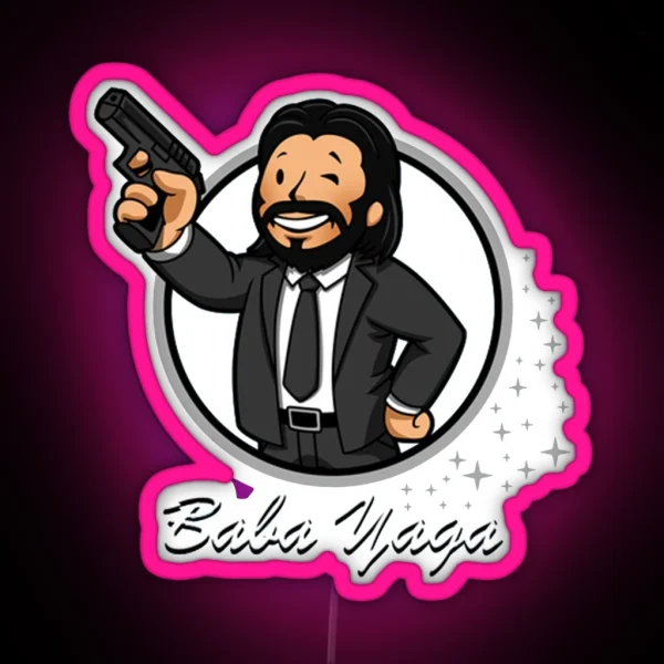 John Wick Baba Yaga RGB Neon Sign