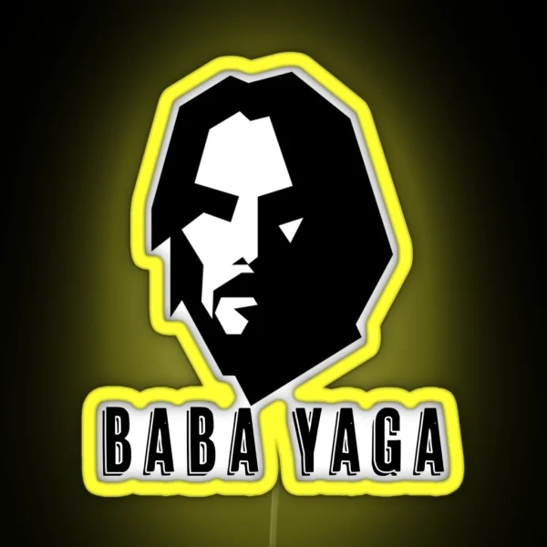 JOHN WICK BABA YAGA RGB Neon Sign