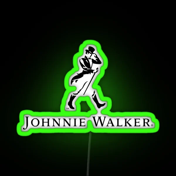 Johnnie Walker Logo RGB Neon Sign