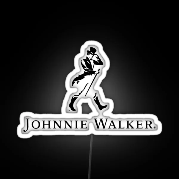 Johnnie Walker Logo RGB Neon Sign