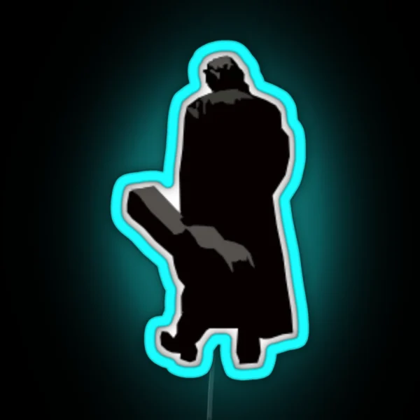 Johnny Cash Man In Black RGB Neon Sign