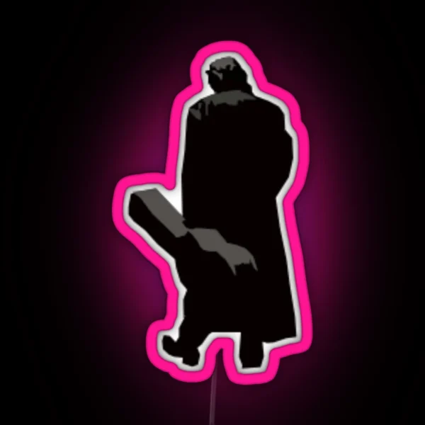 Johnny Cash Man In Black RGB Neon Sign