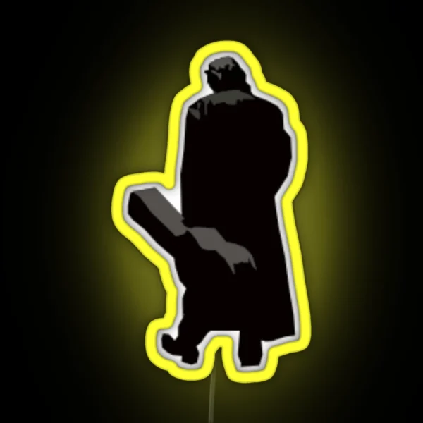 Johnny Cash Man In Black RGB Neon Sign