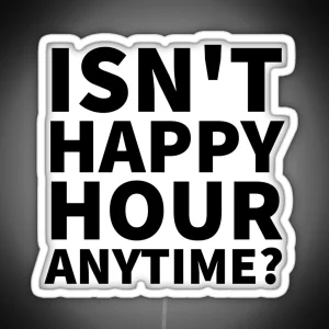 Johnny Depp Isn T Happy Hour Anytime Quote Design RGB Neon Sign