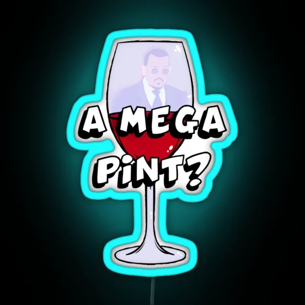 Johnny Depp Mega Pint Classic RGB Neon Sign