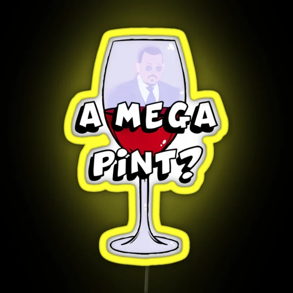 Johnny Depp Mega Pint Classic RGB Neon Sign