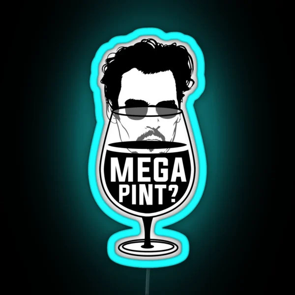Johnny Depp Mega Pint RGB Neon Sign