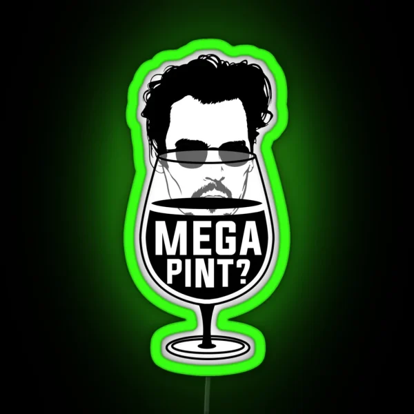 Johnny Depp Mega Pint RGB Neon Sign