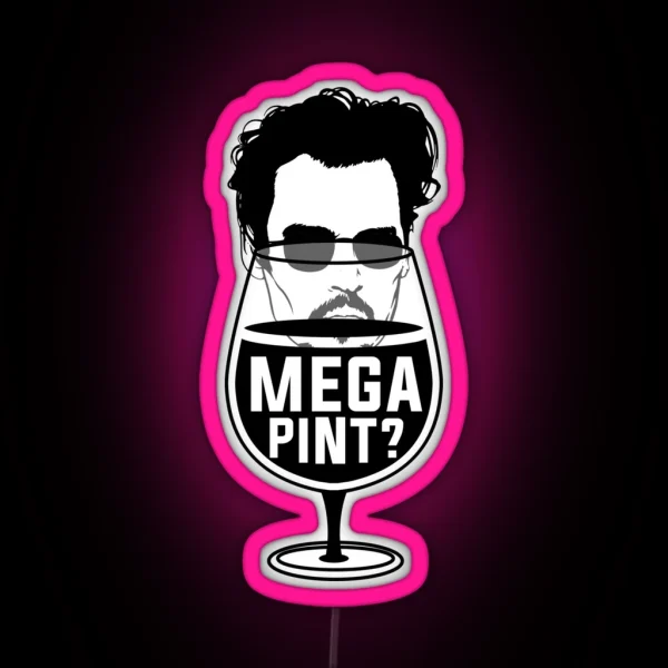Johnny Depp Mega Pint RGB Neon Sign