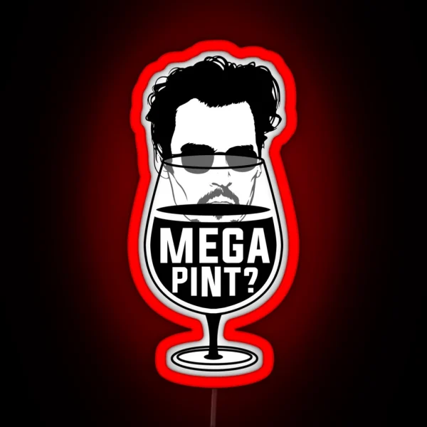 Johnny Depp Mega Pint RGB Neon Sign