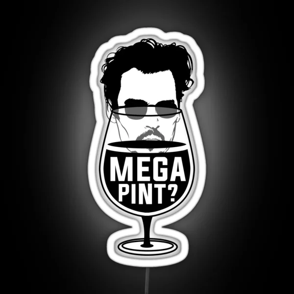 Johnny Depp Mega Pint RGB Neon Sign