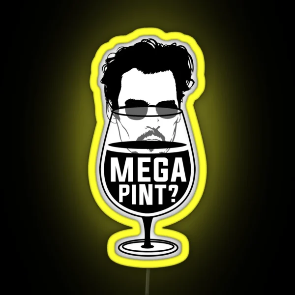 Johnny Depp Mega Pint RGB Neon Sign