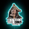 Johnny Depp-inspired 'Pirates of the Caribbean' themed neon bar decor sign