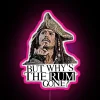 Johnny Depp Pirates of the Caribbean RGB neon light display
