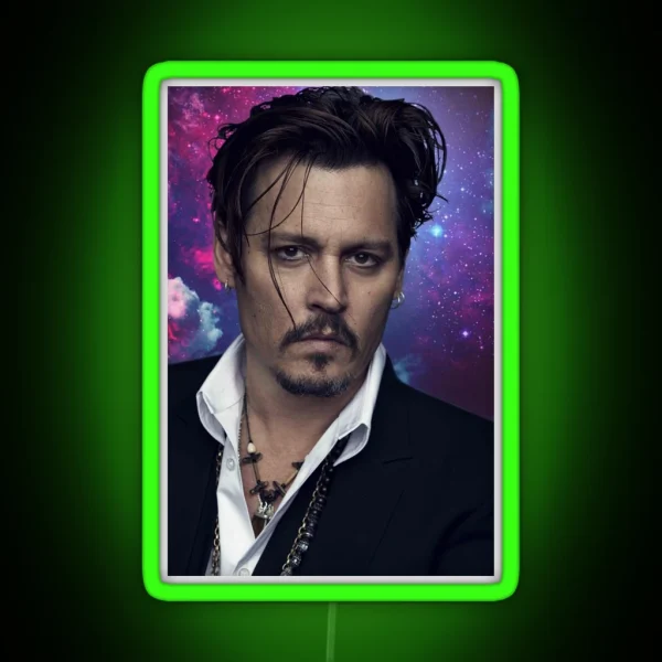 Johnny Depp RGB Neon Sign