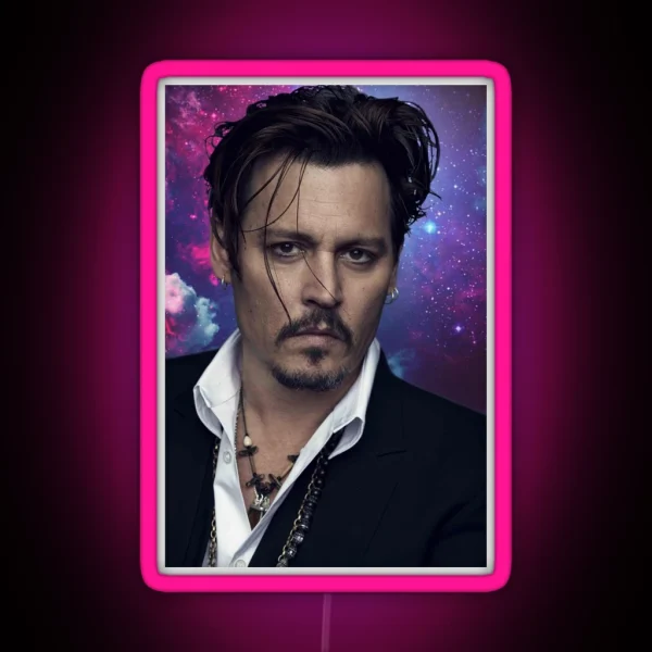 Johnny Depp RGB Neon Sign