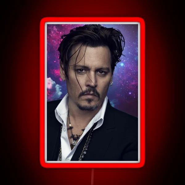 Johnny Depp RGB Neon Sign
