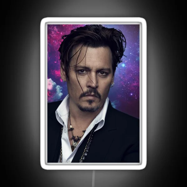 Johnny Depp RGB Neon Sign