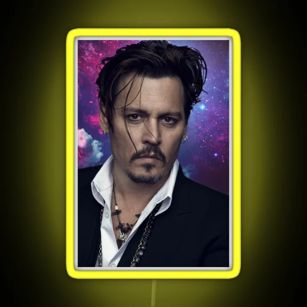 Johnny Depp RGB Neon Sign