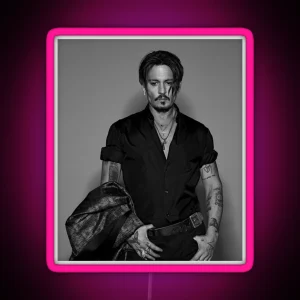 Johnny Depp RGB Neon Sign