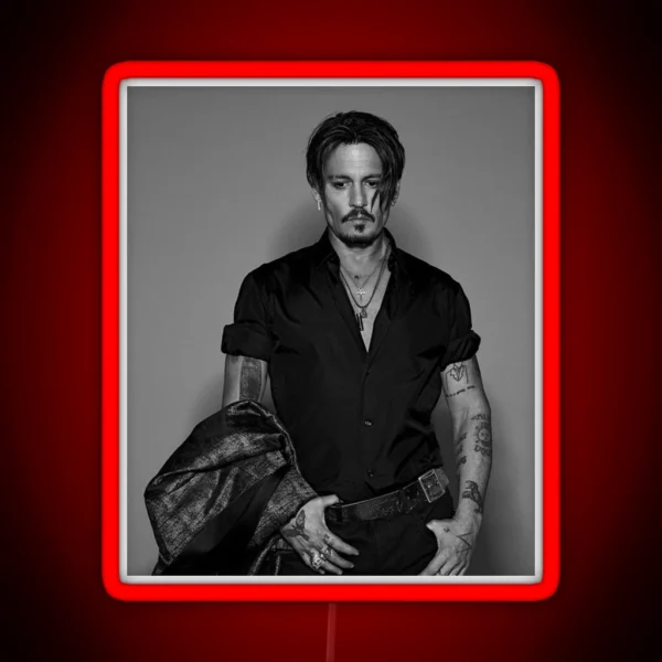 Johnny Depp RGB Neon Sign