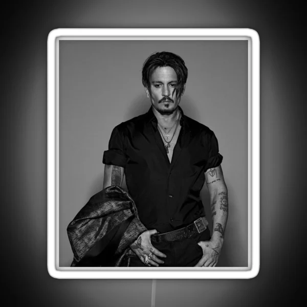 Johnny Depp RGB Neon Sign