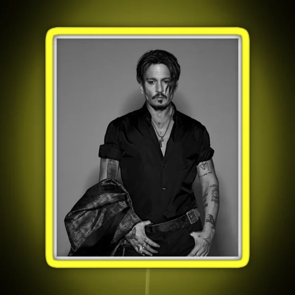 Johnny Depp RGB Neon Sign