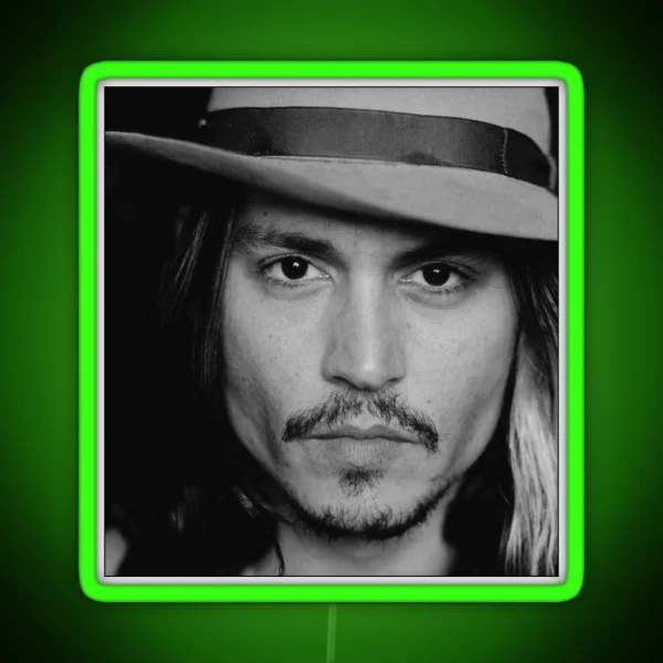 Johnny Depp RGB Neon Sign