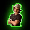 Johnny Depp Inspired RGB Neon Wall Sign Art Decorations