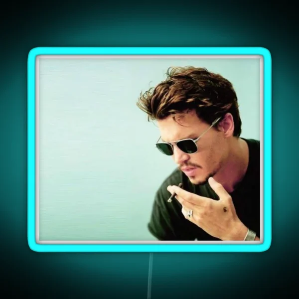 Johnny Depp RGB Neon Sign
