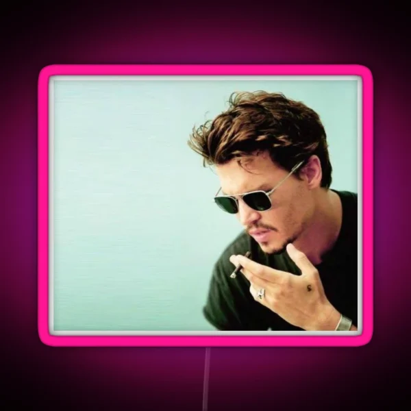 Johnny Depp RGB Neon Sign