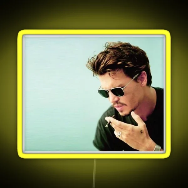 Johnny Depp RGB Neon Sign